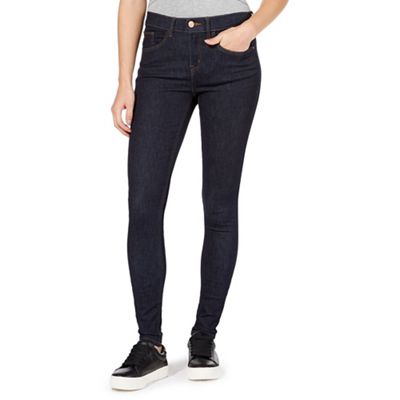 Dark blue 'Holly' supersoft ultra-stretch skinny jeans